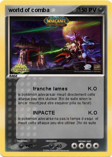 Pokemon world of comba