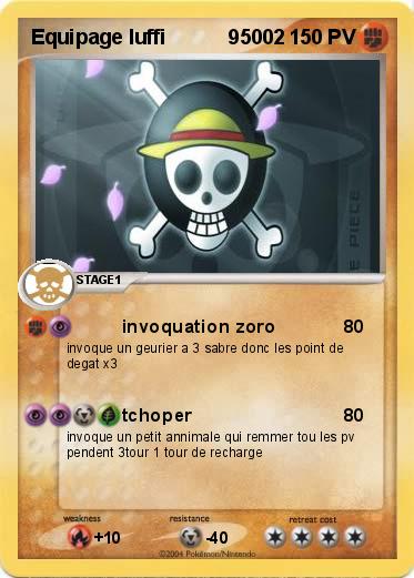 Pokemon Equipage luffi           95002
