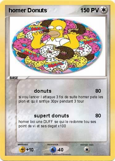 Pokemon homer Donuts