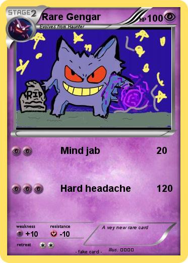Pokemon Rare Gengar