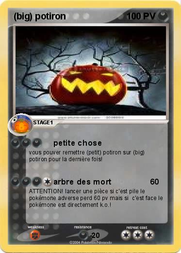 Pokemon (big) potiron