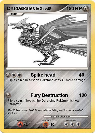 Pokemon Drudaskales EX