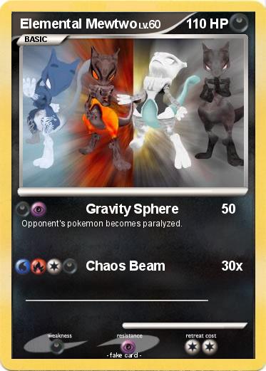 Pokemon Elemental Mewtwo
