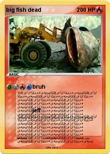 Pokemon big fish dead