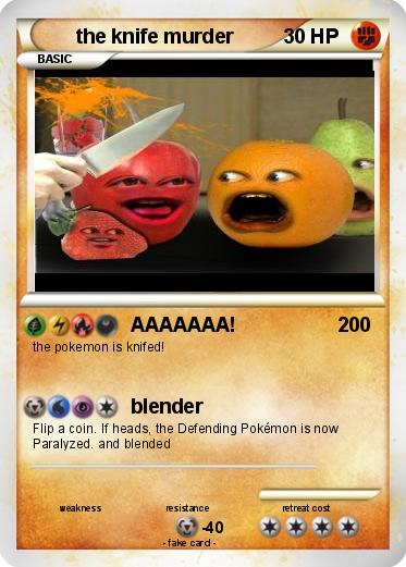 Pokemon the knife murder