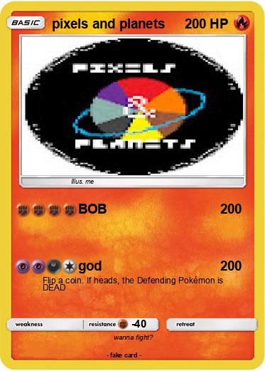 Pokemon pixels and planets