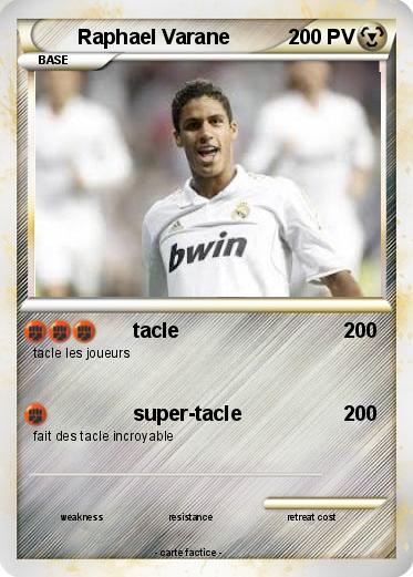 Pokemon Raphael Varane