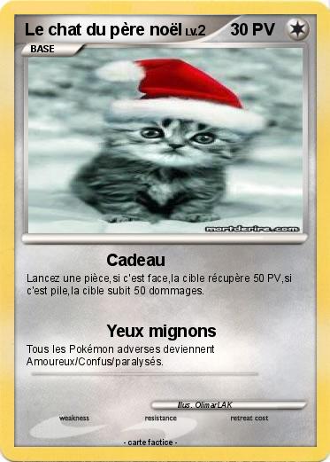 Pokemon Le chat du père noël
