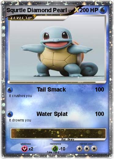 Pokemon Squrtle Diamond Pearl