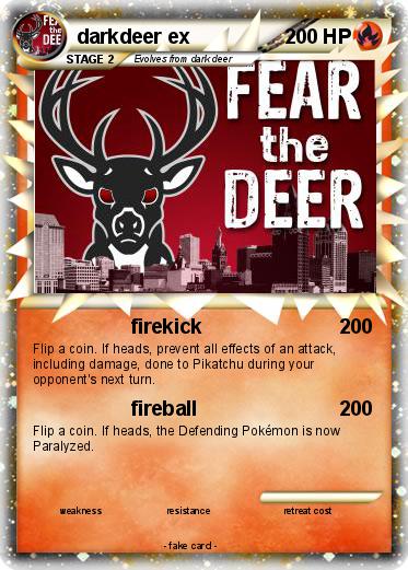 Pokemon darkdeer ex