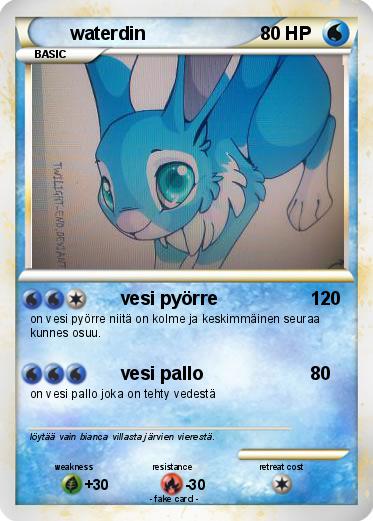 Pokemon waterdin
