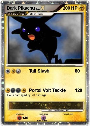 Pokemon Dark Pikachu