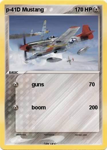 Pokemon p-41D Mustang