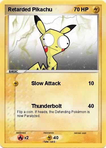 Pokemon Retarded Pikachu