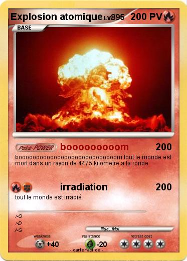 Pokemon Explosion atomique