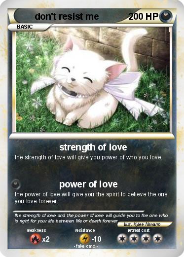 Pokemon don't resist me