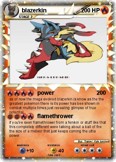 Pokemon blazerkin