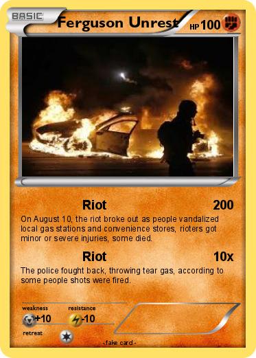 Pokemon Ferguson Unrest