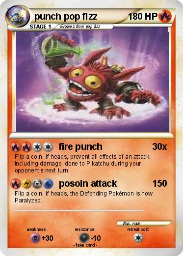 Pokemon punch pop fizz