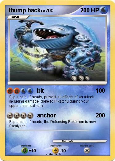 Pokemon thump back