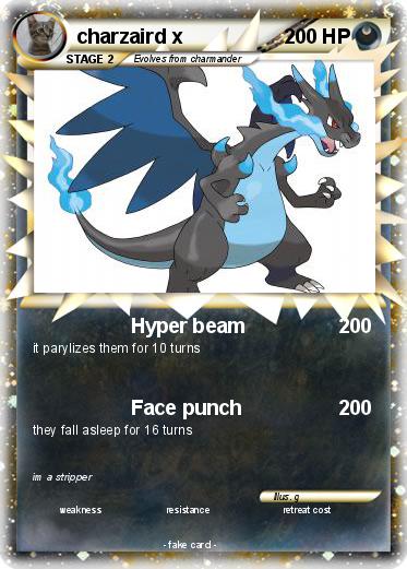 Pokemon charzaird x