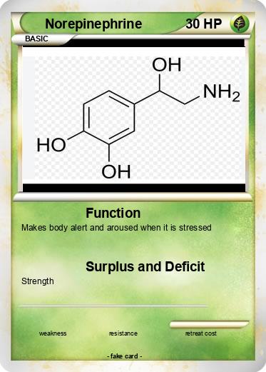 Pokemon Norepinephrine