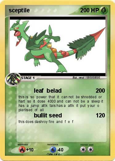 Pokemon sceptile