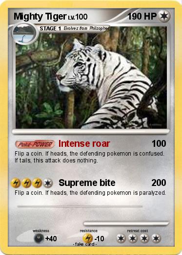 Pokemon Mighty Tiger