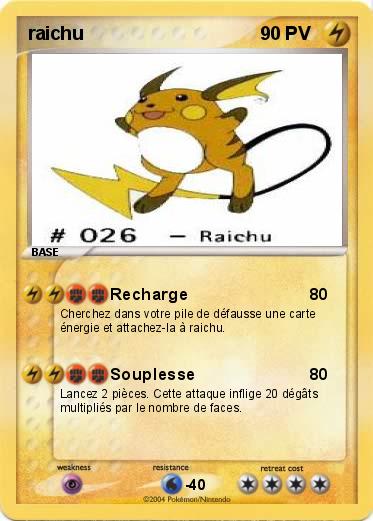 Pokemon raichu