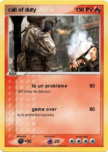 Pokemon call of duty