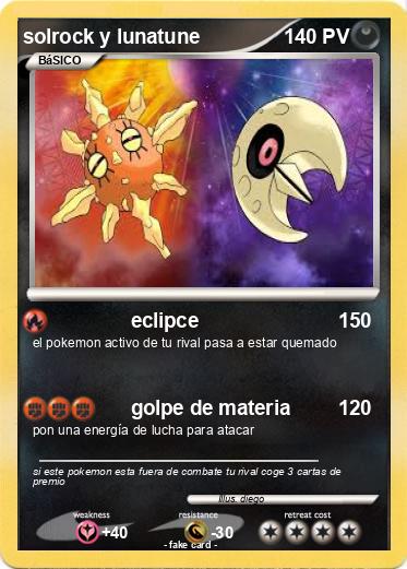 Pokemon solrock y lunatune