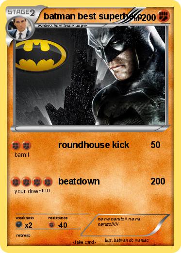 Pokemon batman best superhero