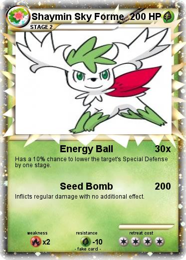 Pokemon Shaymin Sky Forme