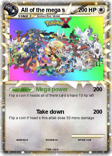Pokemon All of the mega s