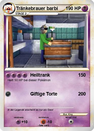 Pokemon Tränkebrauer barbi