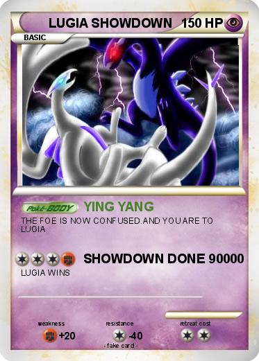 Pokemon LUGIA SHOWDOWN