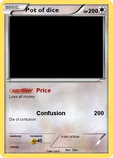 Pokemon Pot of dice