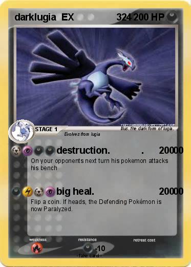 Pokemon darklugia  EX                324