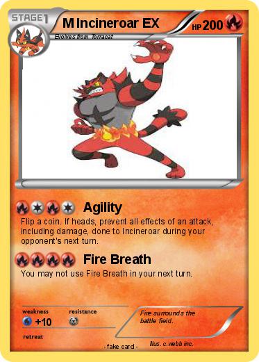 Pokemon M Incineroar EX