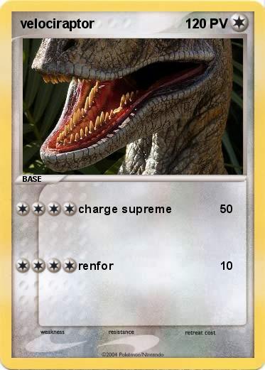 Pokemon velociraptor