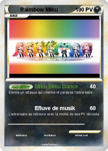 Pokemon Raimbow Miku