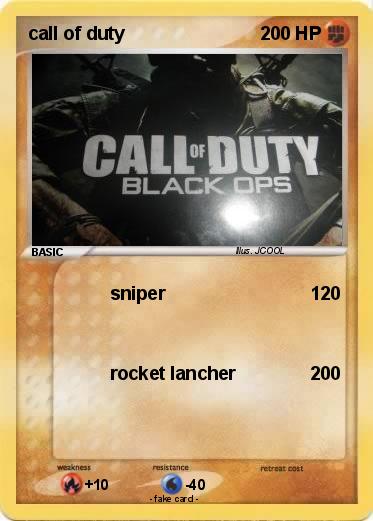 Pokemon call of duty