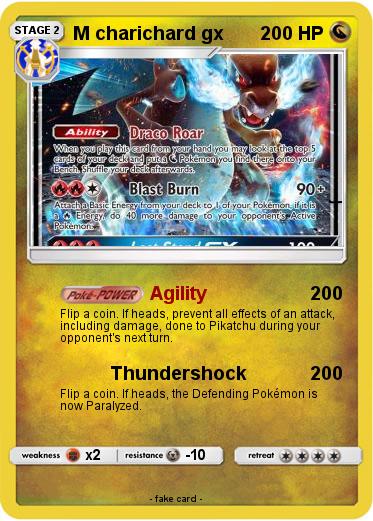 Pokemon M charichard gx