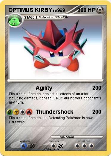 Pokemon OPTIMUS KIRBY