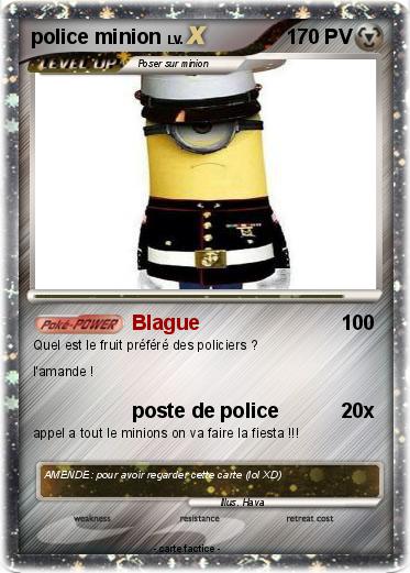 Pokemon police minion