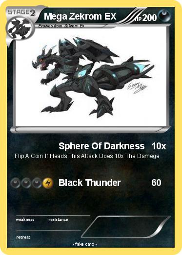 Pokemon Mega Zekrom EX