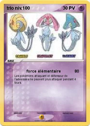 Pokemon trio niv.100