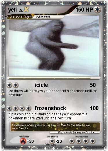 Pokemon yeti