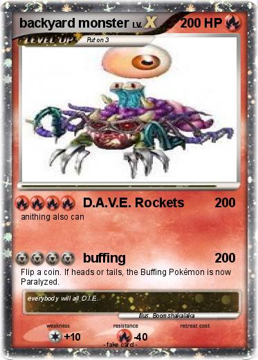 Pokemon backyard monster