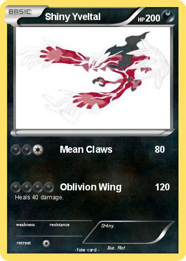 Pokemon Shiny Yveltal